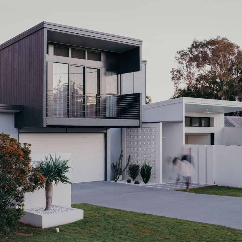 Modern Multi residential building design by architect in Cabarita with street-level retail and residential apartments