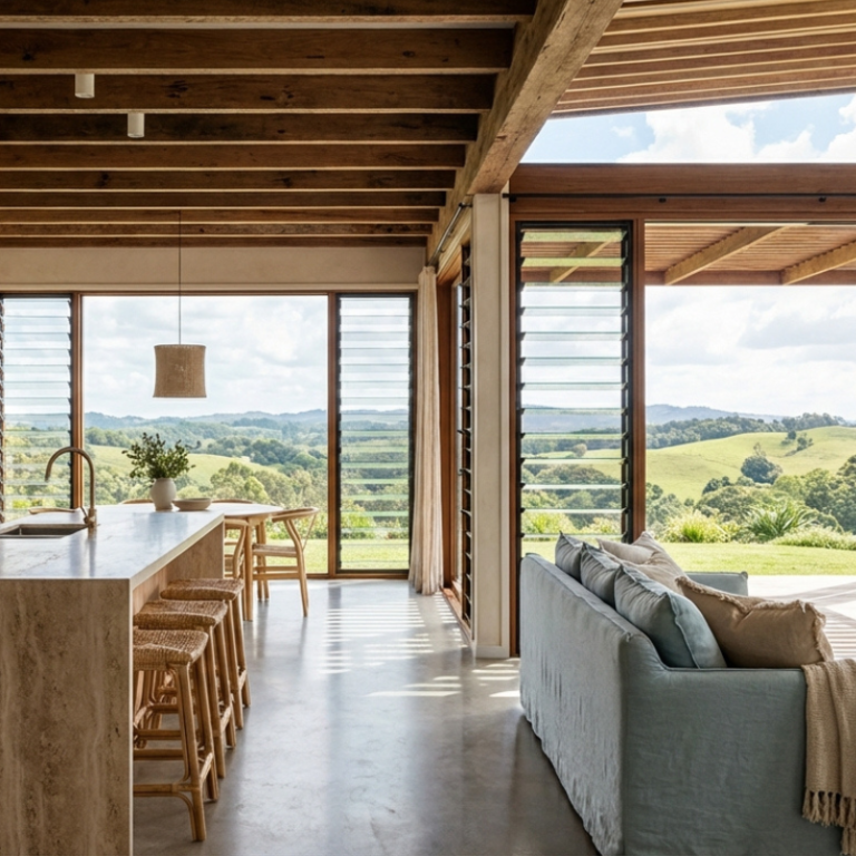 Interior space planning and layout design by Create Architecture on the Tweed Coast