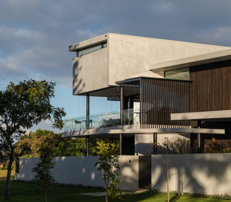 Sustainable coastal home Northern NSW with solar panels and energy efficient design